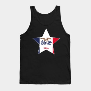 Iowa State Flag Star Tank Top